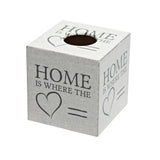 "Home Is Where The Heart Is" Tissue Box Cover - Handmade