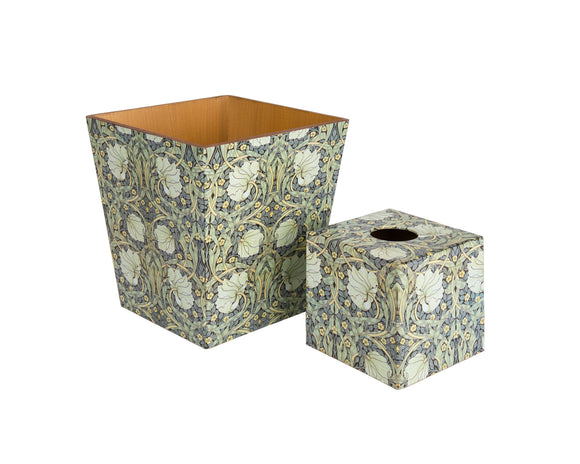 Baroque Matching Waste Paper Bin & Tissue Box Cover