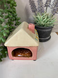 Village Pottery Pink Garden House Tealight