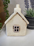 Village Pottery Highland Cow Croft House