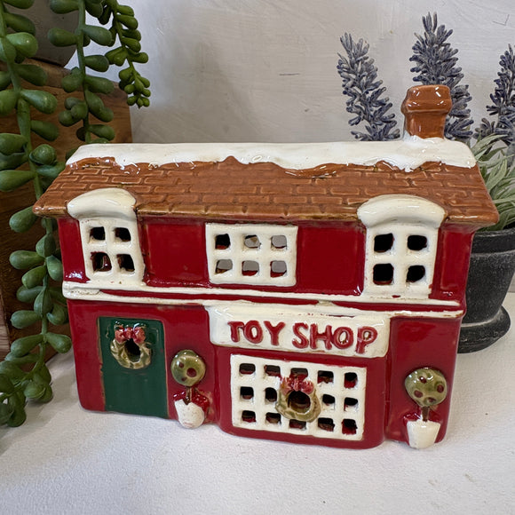 Village Pottery Christmas Toy Shop
