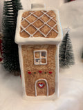 Tall Gingerbread House Tea Light