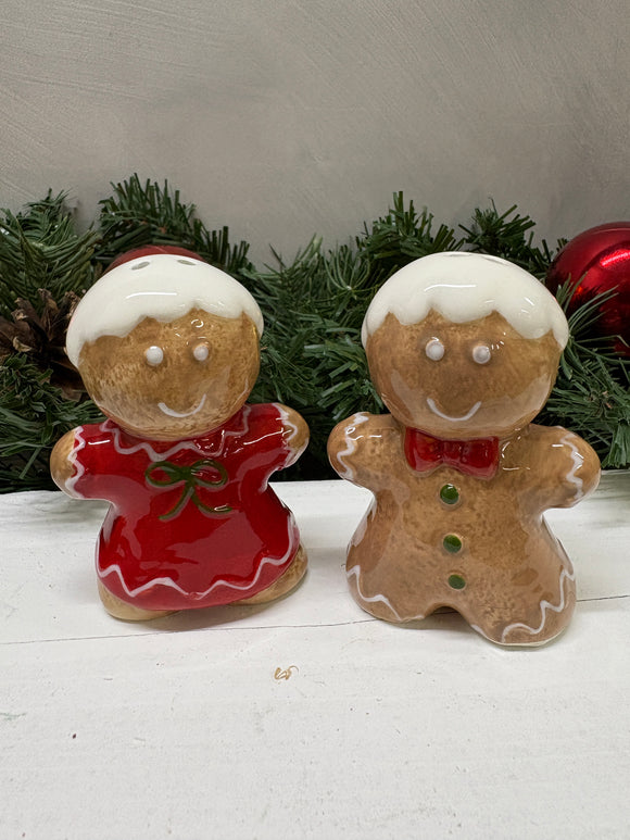 Gingerbread Salt & Pepper Pots
