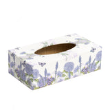 Lilac Floral Rectangular Tissue Box Cover