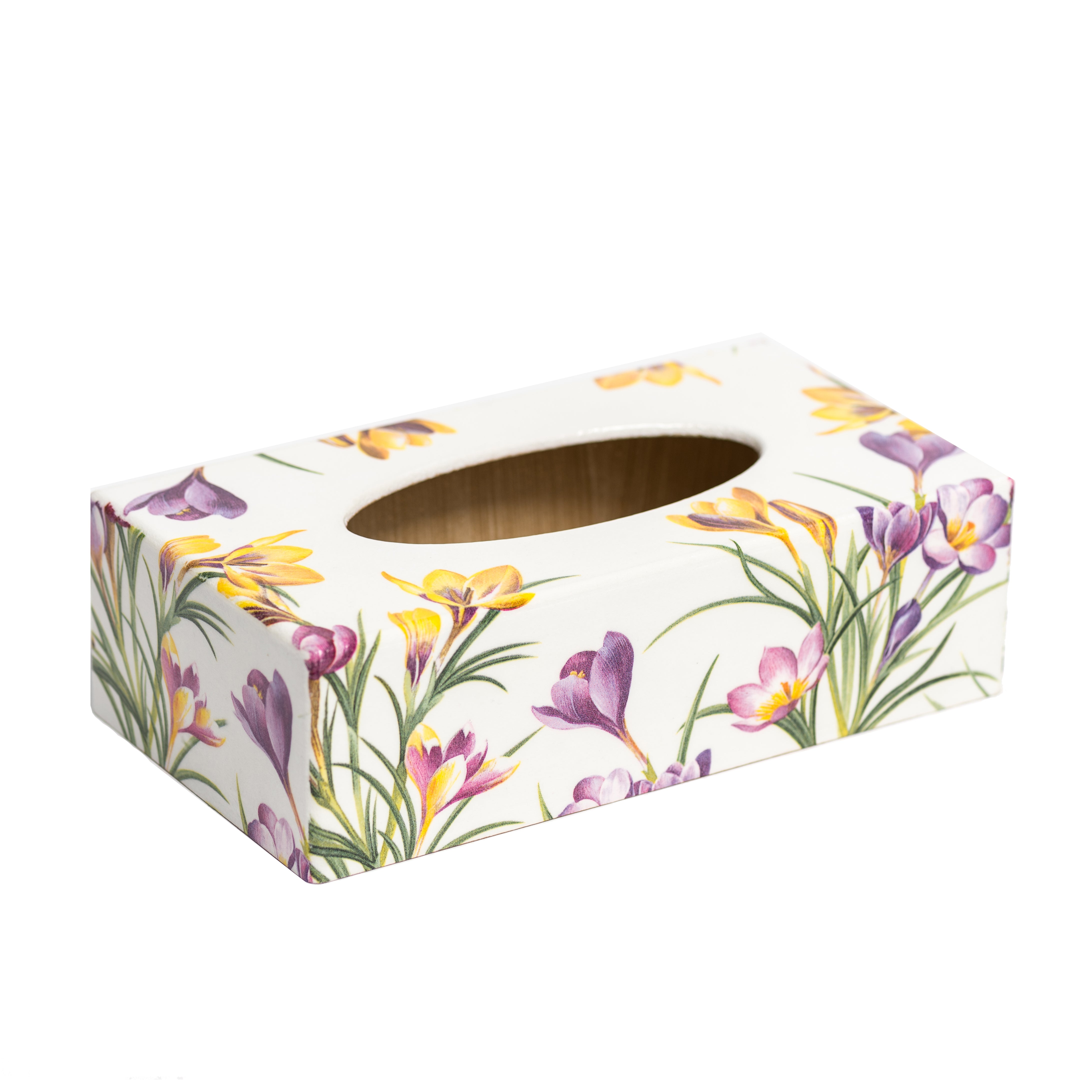 Crocus Tissue Box Cover - Rectangle