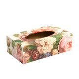 English Rose Rectangular Tissue Box Cover
