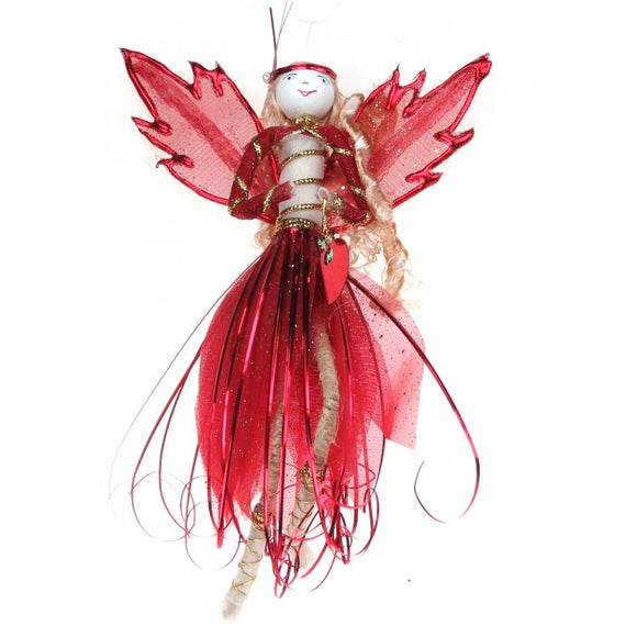 Red Tinsel Fairy