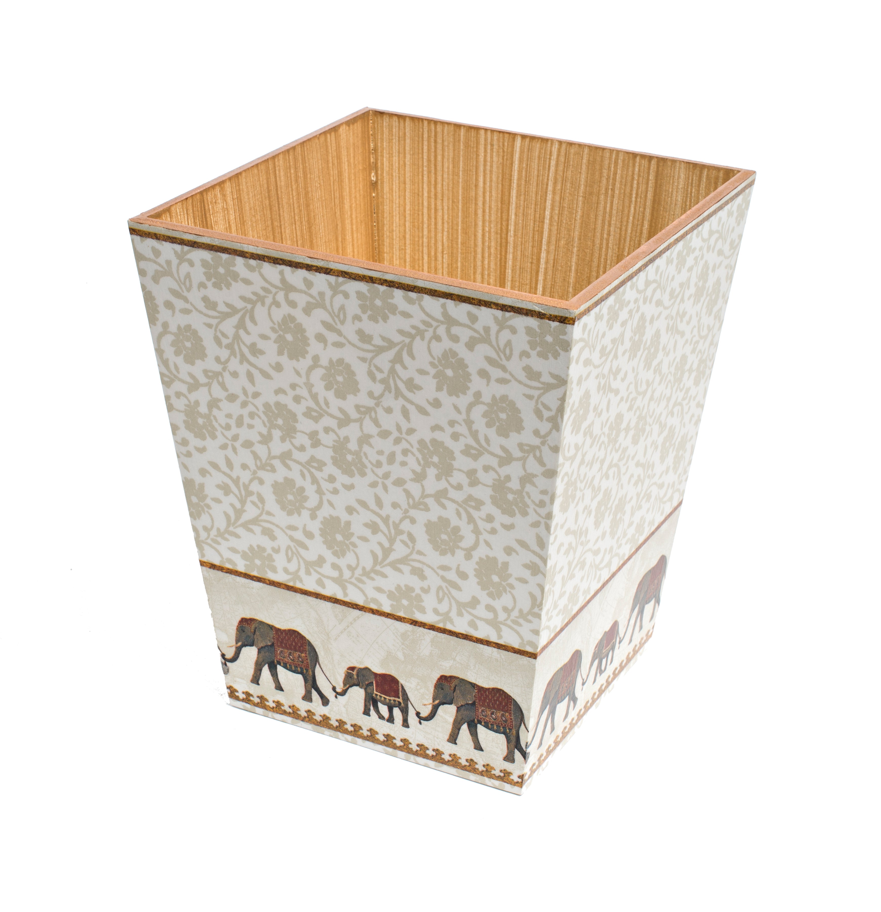 Tissue Box Cover - wooden - Elephant
