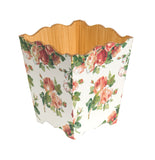 Mavis Rose Waste Paper Bin - Handmade