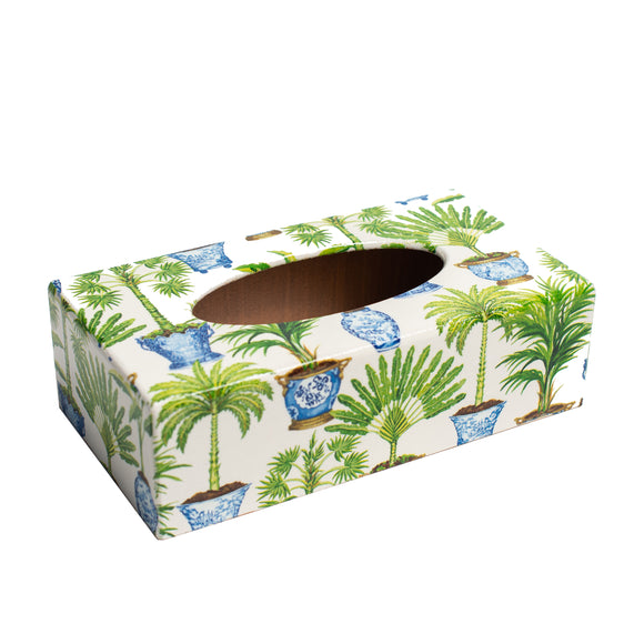 Potted Plants Rectangular Tissue Box Cover