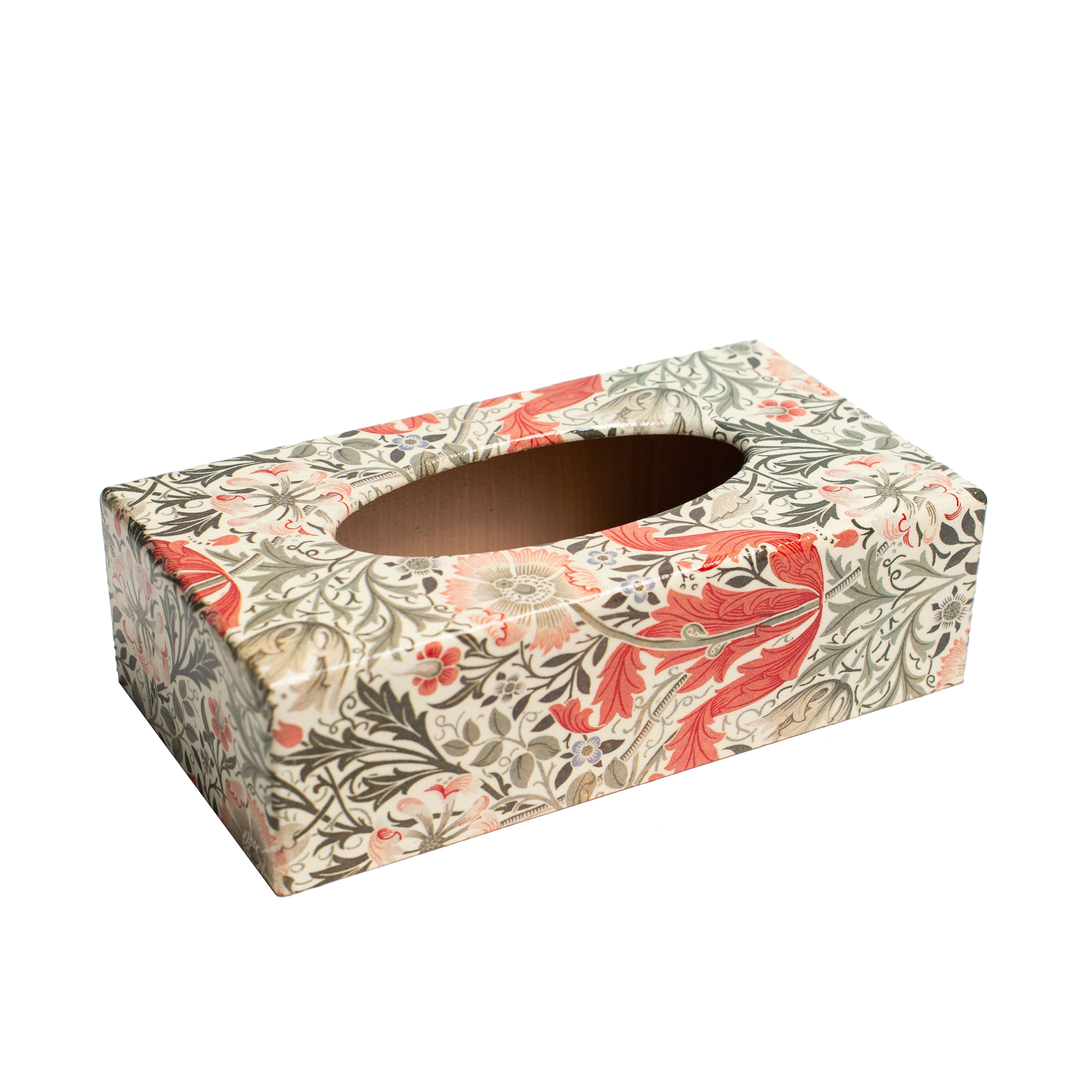 Chintz Rectangle Tissue Box Cover - Handmade