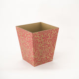 Tissue Box Cover wooden Red & Gold Acorn