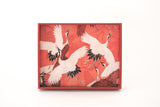 Wooden Serving Tray Red Crane