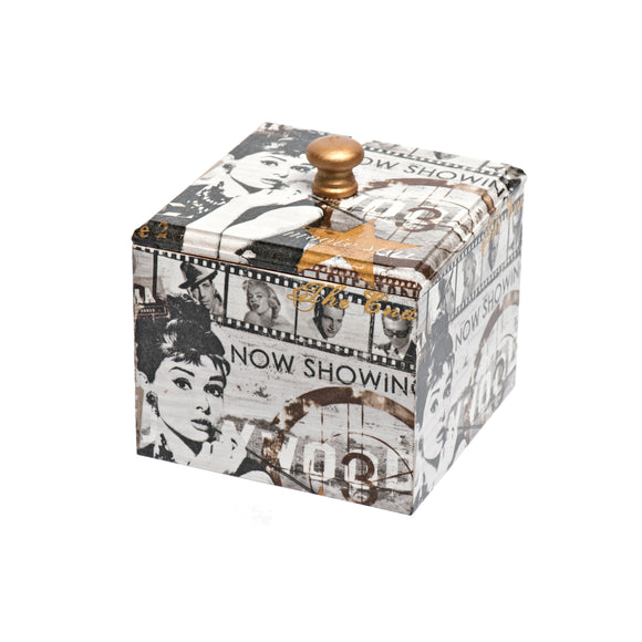 Audrey Hepburn Trinket Box - Handmade