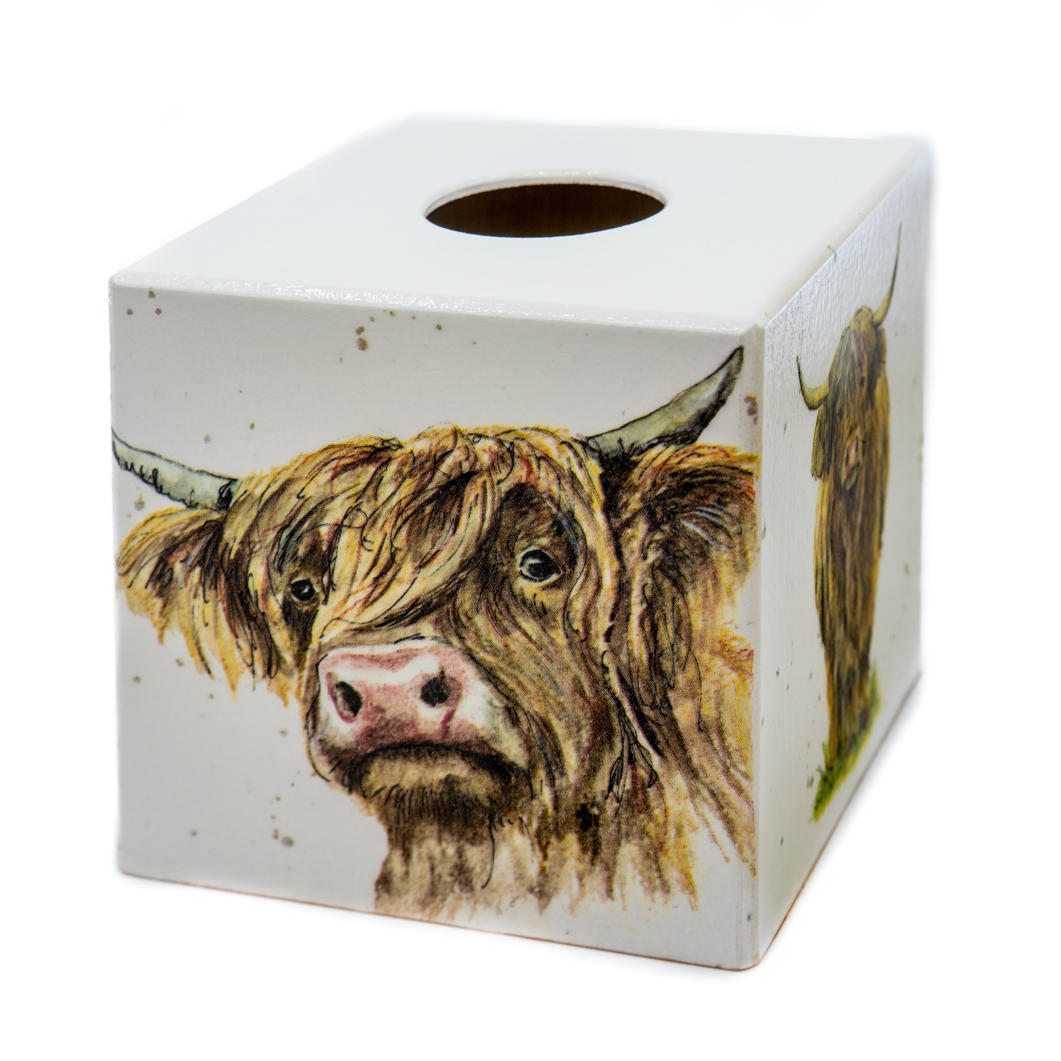 Highland Cow Tissue box cover
