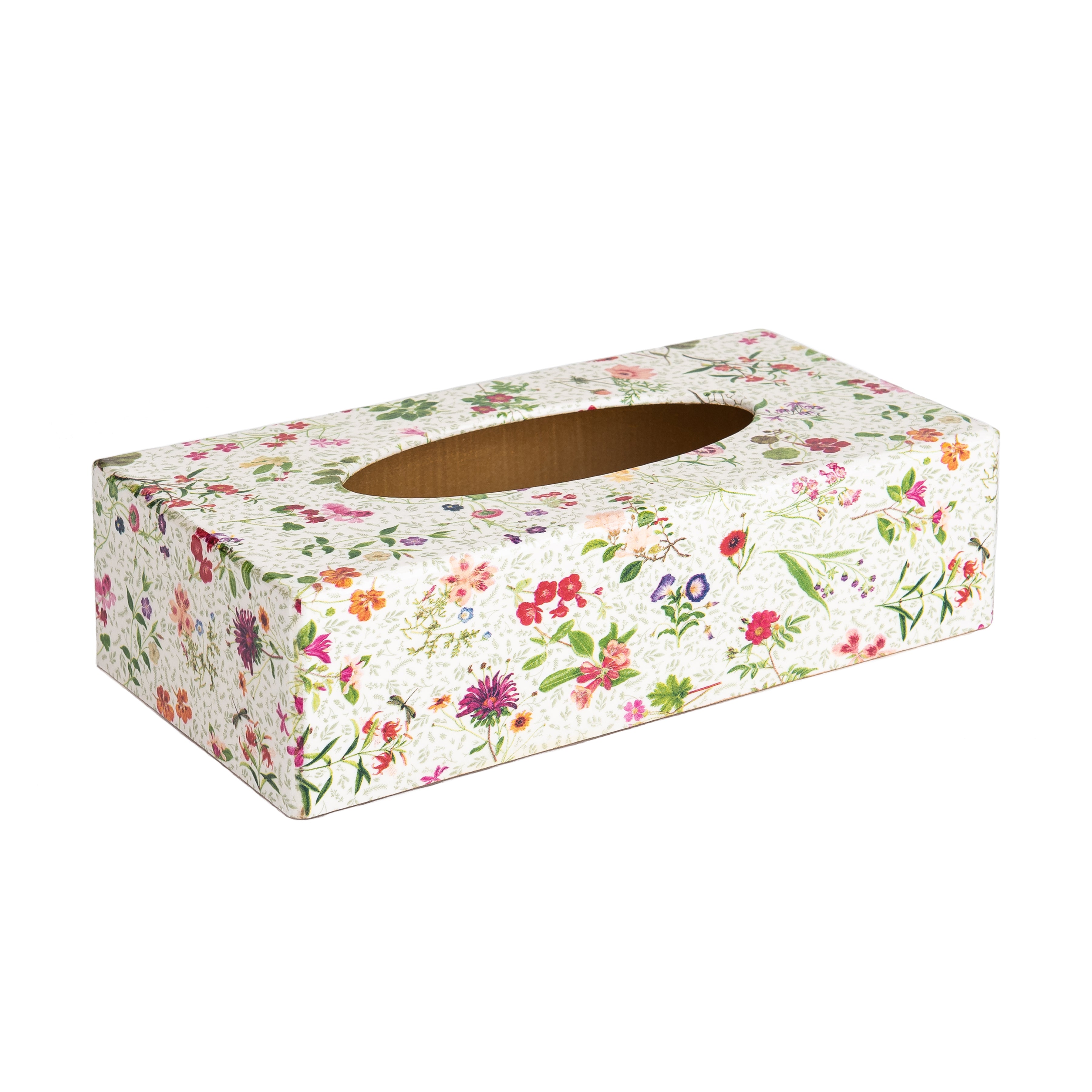English Garden rectangular tissue box cover