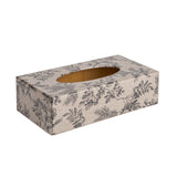 Silent Plant rectangular wooden tissue box cover
