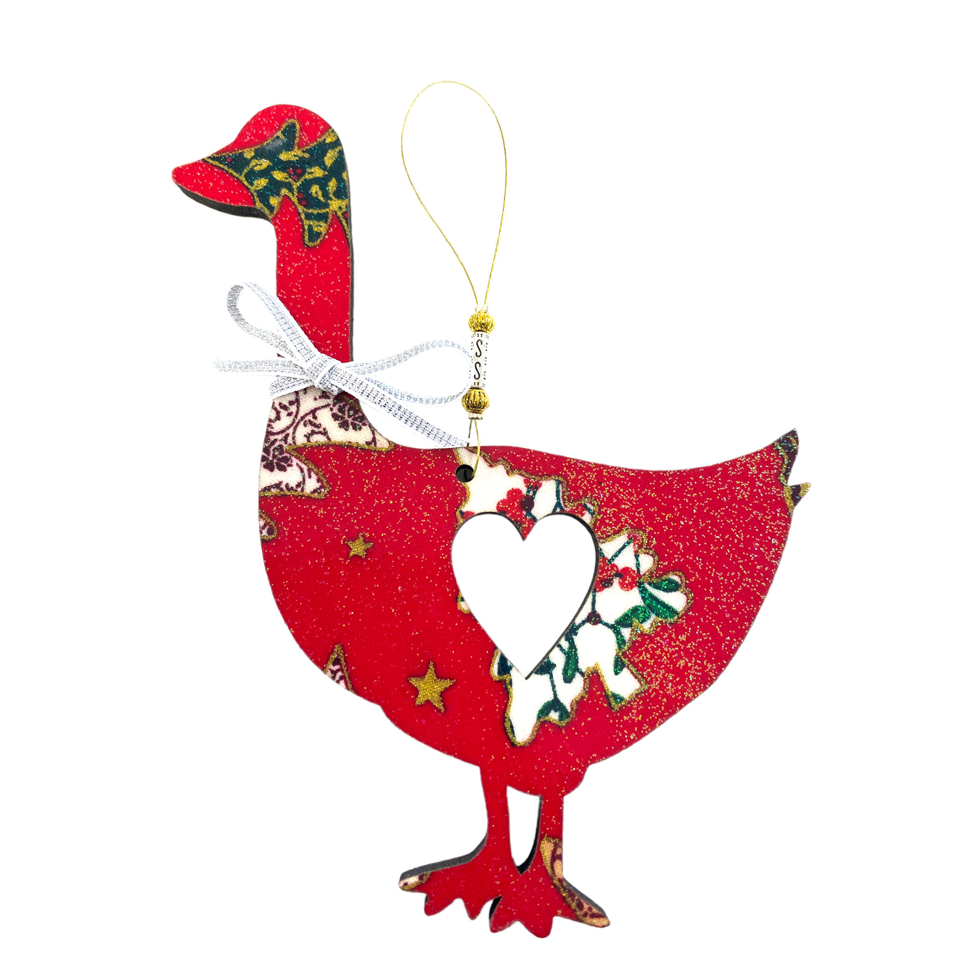 Red Goose Christmas Tree Decoration