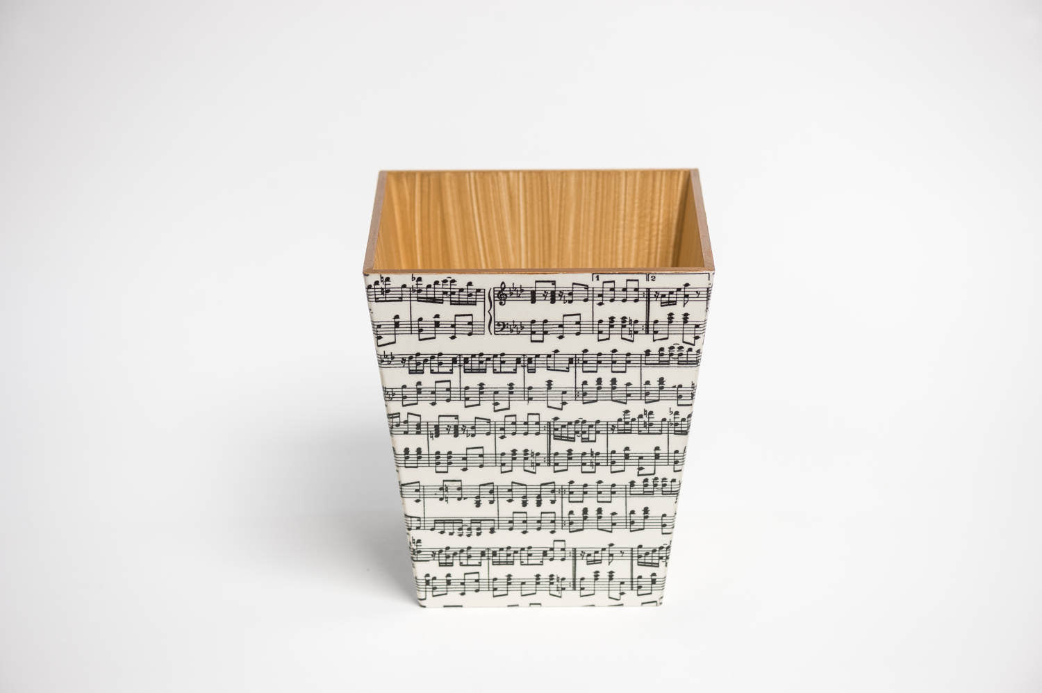 Music Waste Paper Bin - Handmade