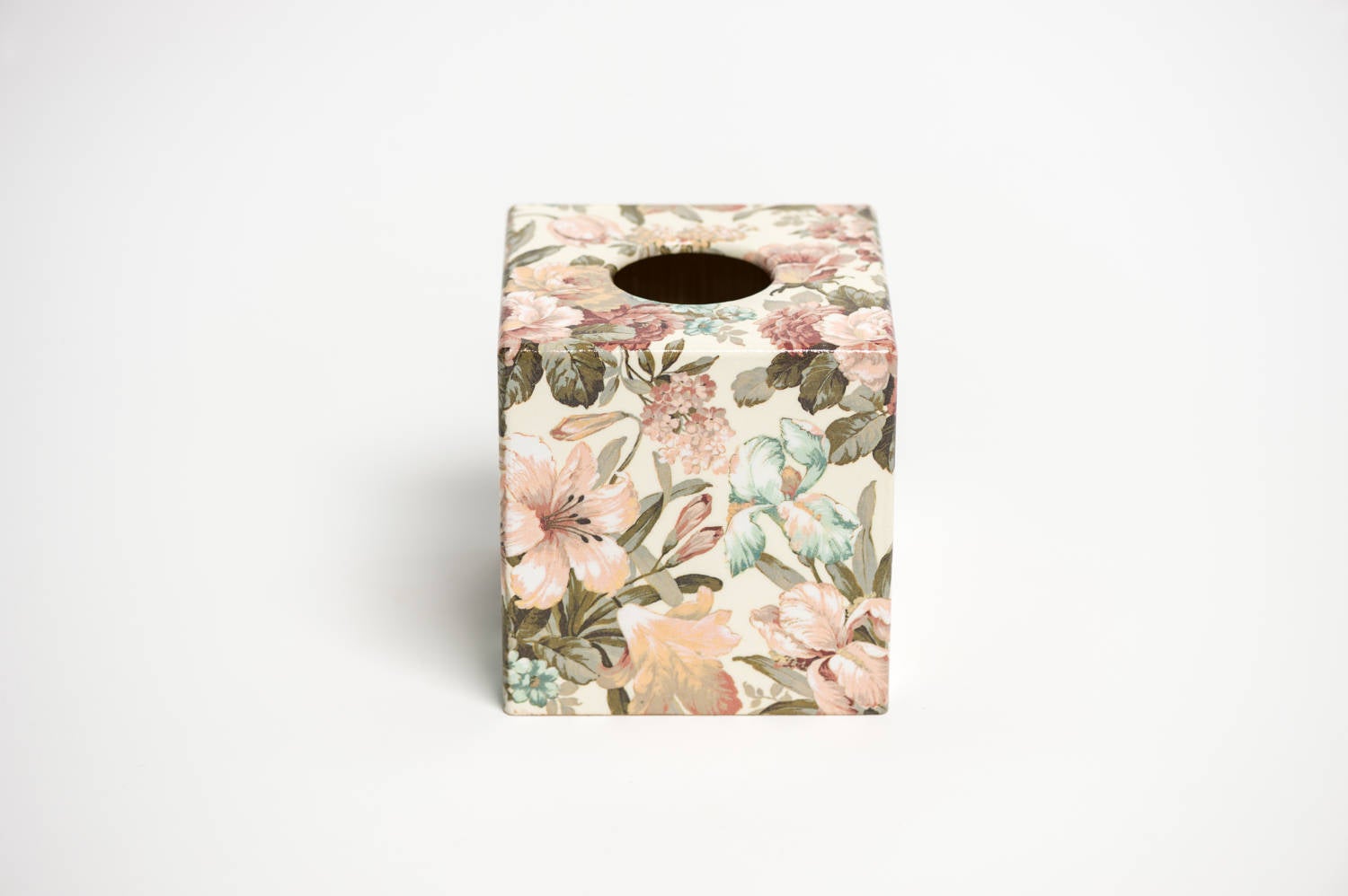 Kate Tissue Box Cover wooden - Handmade