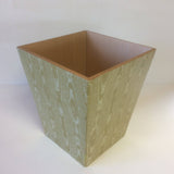 Luxury Gold Waste Paper Bin - Handmade