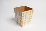 Fleur De Lyes Tissue Box Cover & Waste Paper Bin Set