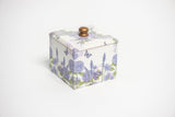 Lilac Floral Rectangular Tissue Box Cover