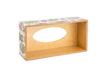 Orange Lantern wooden Tissue Box Cover