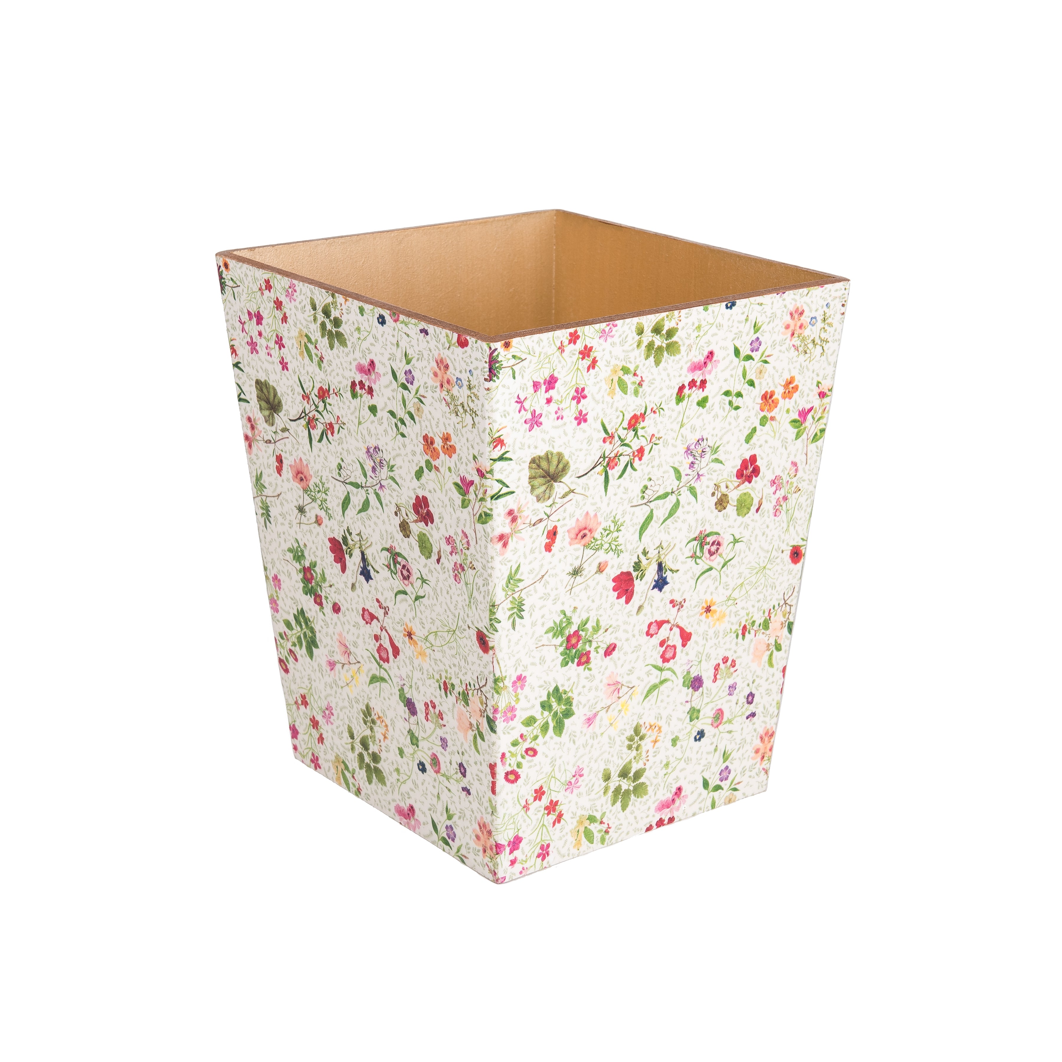 English Garden matching waste bin & tissue box