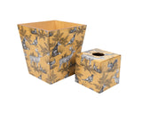 Gold Animal wooden Waste Paper Bin