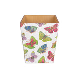 Butterflies wooden Waste Paper Bin