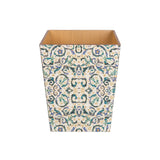 Baroque Design Wooden Waste Paper Bin