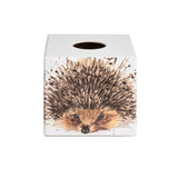 Hedgehog wooden Tissue Box Cover
