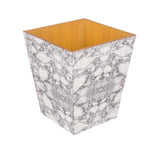 Tissue Box Cover - wooden - Marble design